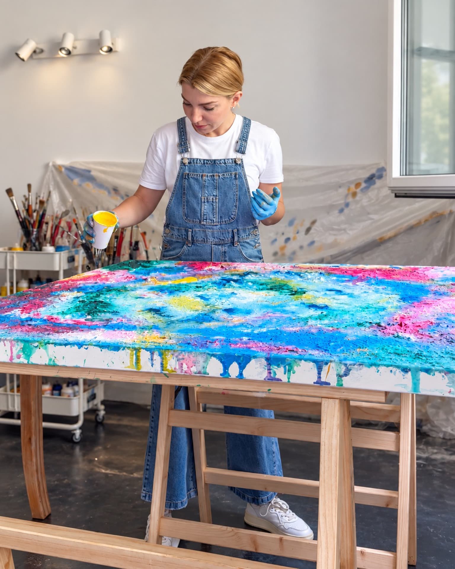 A language made of colour, material and research